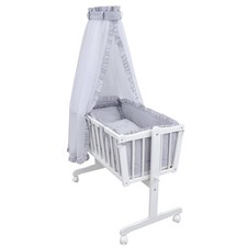 Babywiege Schaukelwiege Weiß