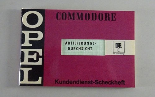 Scheckheft blanko opel - scheckheft,