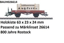 Bauer 26614 H0 Holzkiste 63 x