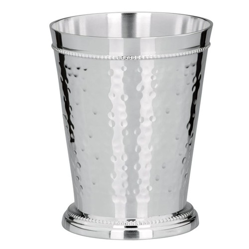 Silber becher 11cm gehämmert - becher,