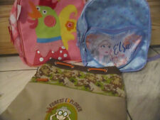 Rucksack v. Dushi u. Disney Frozen Elsa + Turnbeutelrucksack v. Sigikid 3-teilig
