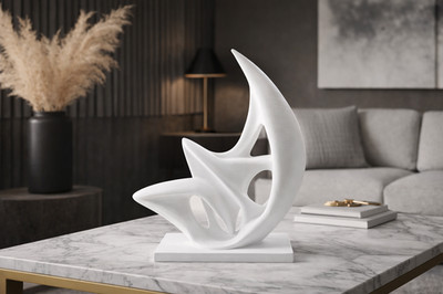Abstrakte segel skulptur - skulptur, –