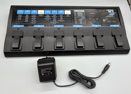 Boss multi effekt - me-6, multi-effekt-pedal