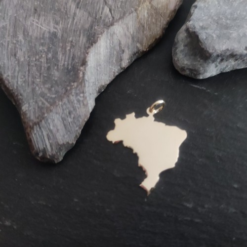 Brasilien landkarten anhänger - brasilien, landkarten-anhänger