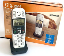 SIEMENS Telefon GIGASET E36 silber S30852-H1853-B101 Mobilteil
