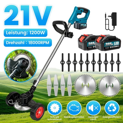 21v elektro akku rasentrimmer - akku,