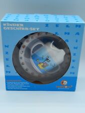 Mainzelmännchen Kindergeschirr Set Gedeck 5 teilig ZDF 2007 Melamin Germany Neu