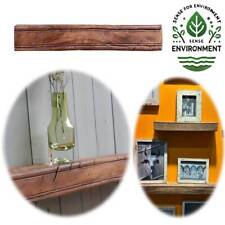 XL Holz Wandregal Bilderregal 45cm Braun ♻️ Recycelt Bilderrahmenleiste Ablage