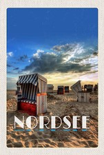 Holzschild 18x12 Nordsee