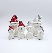 Keramik Katze mit Mütze