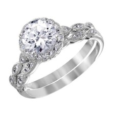 Sterlingsilber 2-pcs Verlobung