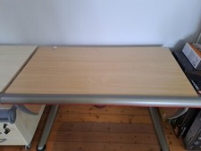 moll schreibtisch +Anstelltisch +Rollwagen