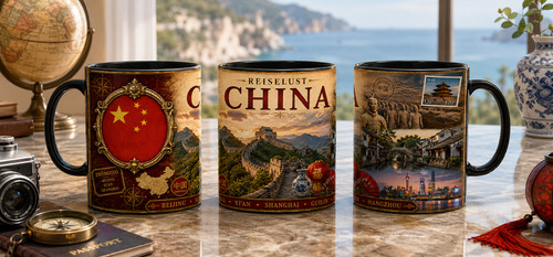 China souvenir tasse reiselust - tasse,