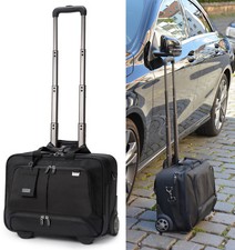 SEHR HOCHWERTIGER TROLLEY KOFFER DICOTA FÜR NOTEBOOK BIS 17" 43cm 41x31cm GROSS