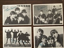 4 ICONIC SMALL BEATLES CARD