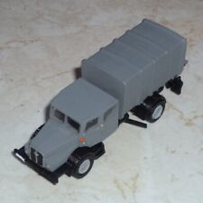 Lkw Werdau H6 DoKa Müllfahrzeug für Spur TT schwarz/schwarz / mausgrau / maus...