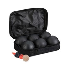 Boule Kugeln Petanque Boccia Spiel Boßelkugeln Kegelspiel Wurfspiel 6er Set