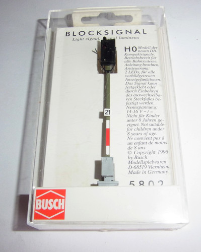 Busch 5802 lichtsignal - h0, 5802-lichtsignal