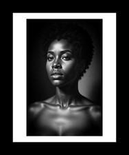 Black white photo print - print, nude