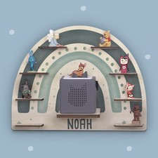 Personalisiertes Regal für Toniebox Tonies Figuren Musikbox Wandregal Stehregal