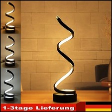 LED Spiral Tischlampe Moderne Tischleuchte Schreibtischlampe Nachtlicht Dimmbar