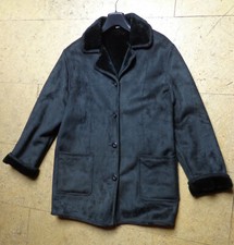 Damen-Velourjacke - Gr.46 - schwarz