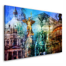Berlin Pop Art Deutschland Wandbild Leinwandbild Kunstdruck XL Wanddeko