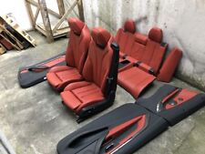 Inkl. UMBAU BMW F33 F83 M Cabrio Lederausstattung Sport Sitze rot M4 Sitzheizung
