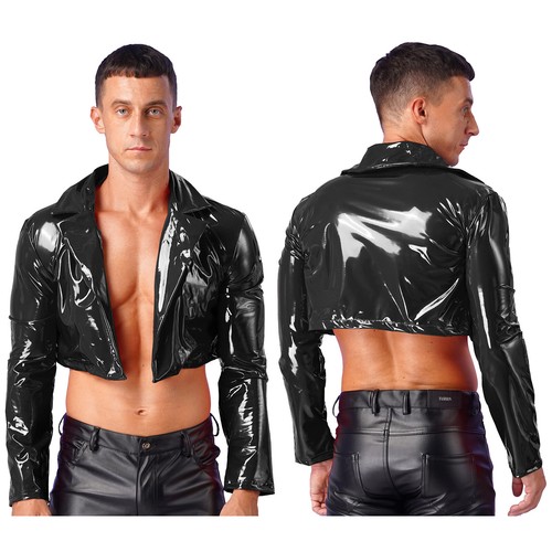 Herren wetlook anzug jacke - wetlook,