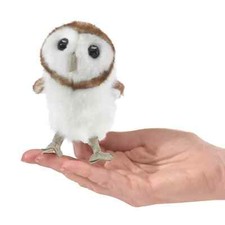 Fingerpuppe schleiereule - fingerpuppe,