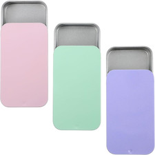 3er-Set Mini-Blechdosen