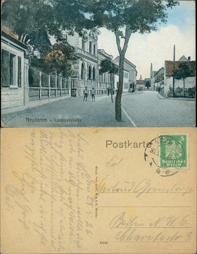 Postcard neudamm - postcard, (neumark)