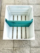 Altes Land Holzkiste Weiß /