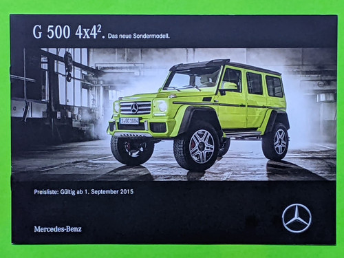 Mercedes benz 500 4x4 - g,