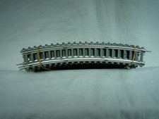 Modelleisenbahn Spur HO  ,  Stück Schienen gebogen Hohlprofiel, Piko, Pappschwel