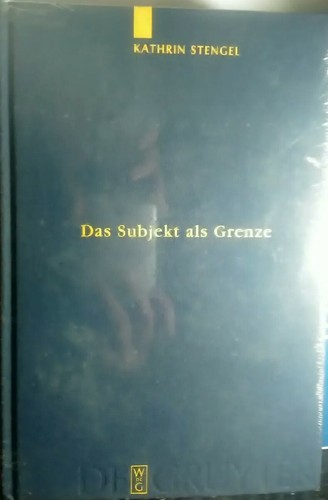 Das subjekt als grenze - das,