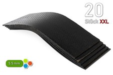 20 Bitumen XXL 500 x 200 x 5,5mm Bitumenmatten 2m² Karosserie KFZ TUNING -BX5518