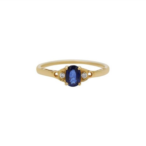 Vintage verlobungsring saphir - vintage,
