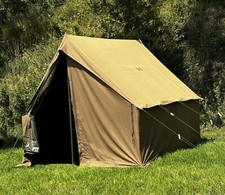 US Army WWII WK2 Armeezelt Small Wall Tent Canvas Repro Oliv
