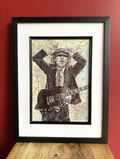 Angus young kunstdruck - angus,