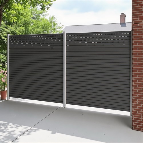 Rhombus zaun aluminium - rhombus,