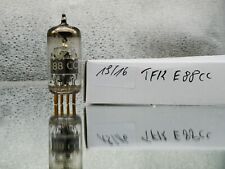 1x Telefunken E88CC CCA 50th NOS/ testet Ulm Stamp TAB Röhre Tube Tube NOS 09