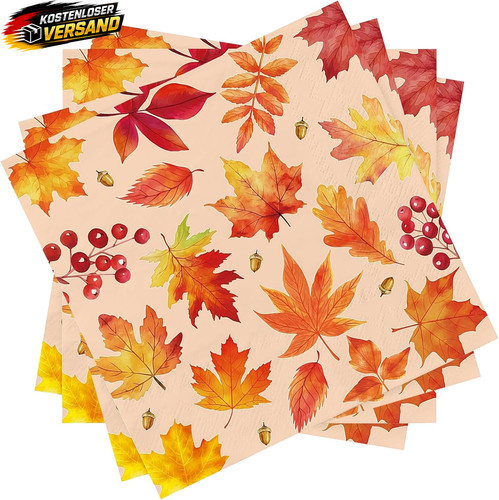 Herbst servietten 33x33cm für - herbst,