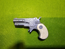 Alte Retro Spiel Spielzeugpistole Derringer Gun Pistolet Toy Vintage Spielzeug T