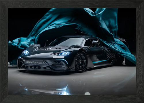 Black sports car - black, reveal