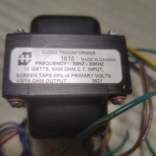 Hammond 1615 audio output - hammond,