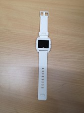 Adidas Uhr weiß 	digital eckig 4 x 4,8 cm Kunststoff mit Kunststoffarmband Gesam