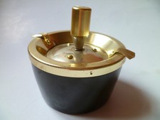 Bakelit DREHASCHENBECHER Aschenbecher VEB IKI Metallveredlung Dresden DDR