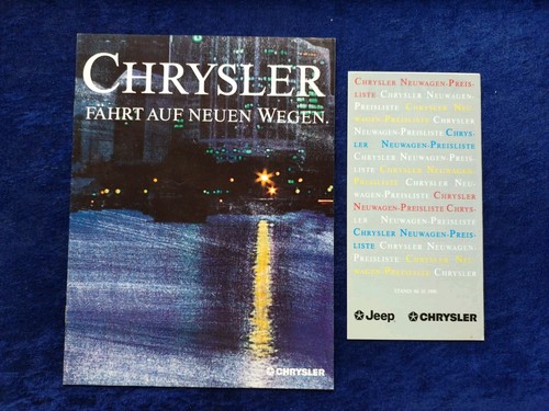 Chrysler prospekt 1990 voyager - chrysler,