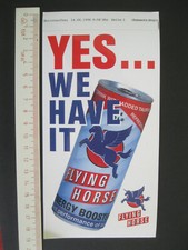 FLYING HORSE YES...WE HAVE IT großer Sticker Aufkleber Reklame Werbung 